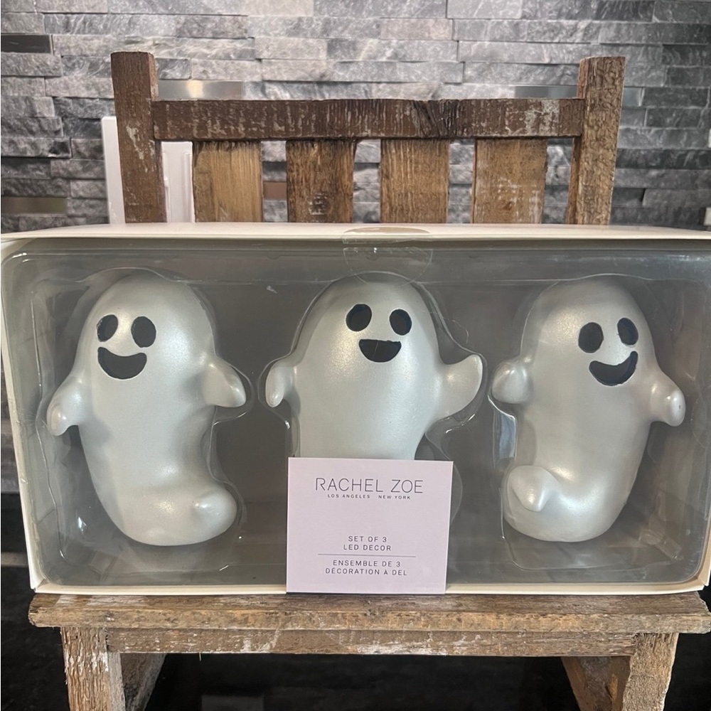 Rachel Zoe Pearlescent LED Lighted Ghost Trio